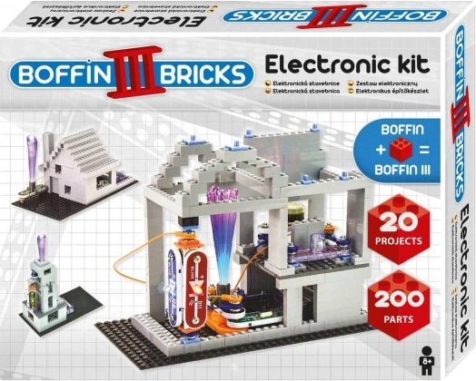 Boffin III Bricks elektronski konstrukcijski komplet za otroke