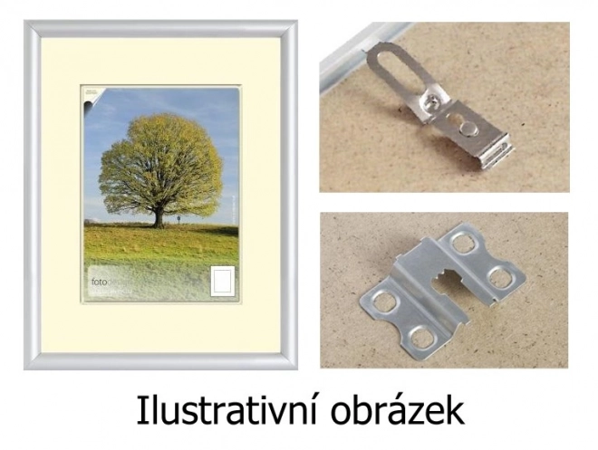 Aluminijasti okvir srebrn 40x40 cm