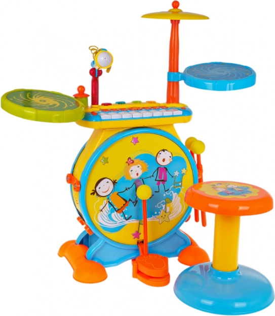 Otroški bobnarski komplet s tipkami Happy Band