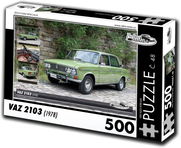 retro-avtomobilske puzzle VAZ 2103 (1978) – 500 koščkov