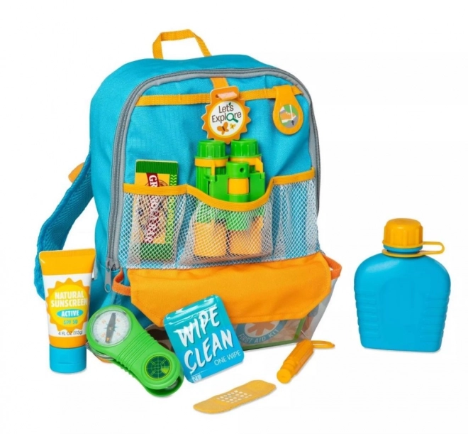 igralni set za male raziskovalce z nahrbtnikom Melissa & Doug Let's Explore