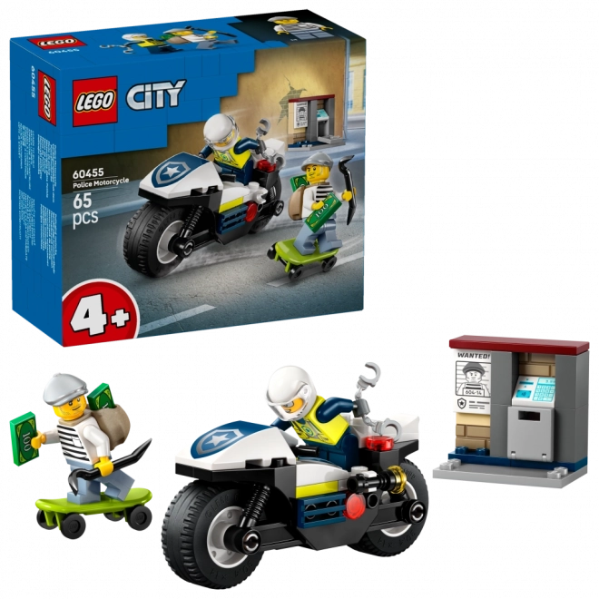 Lego City Policija: Preganjanje na motorju