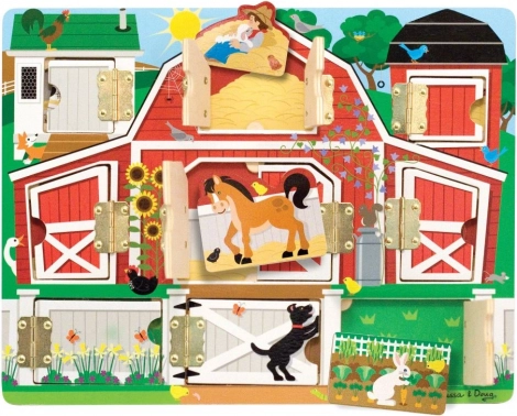 Lesena kmetija z vratci Hide & Seek od Melissa & Doug