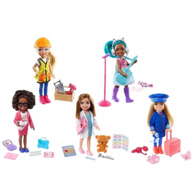 Lutka Barbie Chelsea v raznolikih poklicih