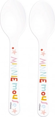 Otroški set jedilnega pribora z etuijem Minnie Mouse