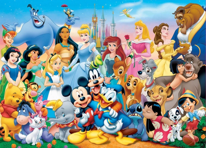 Educa lesene sestavljanke Disney – čudoviti svet, 100 kosov