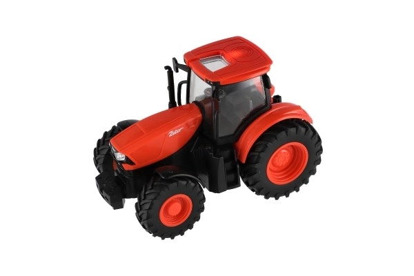 Traktor Zetor RC s prikolico plast 42cm 2,4GHz polnilni paket + baterije z zvokom v škatli