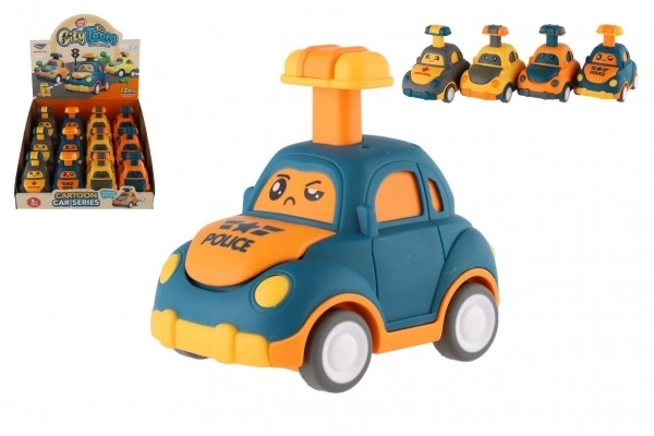 Plastičen avto na vztrajnik 9 cm - 4 vrste