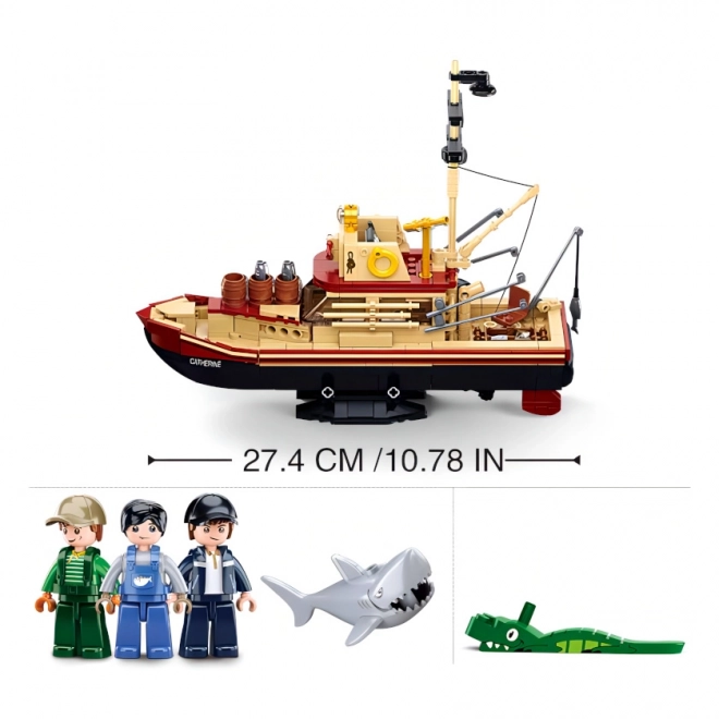 Sluban ModelBricks M38-B1118 Ribiška ladja Catherine