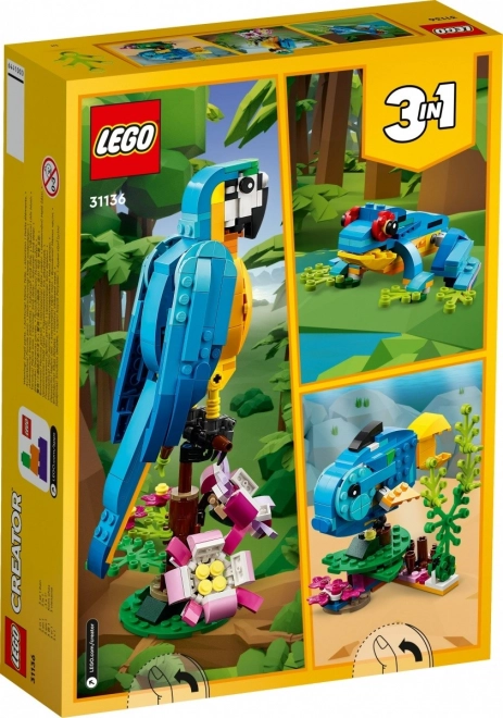 LEGO Ustvarjalec 3v1 31136 Eksotična papiga