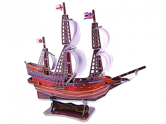 3D Puzzle ladja Golden Hind
