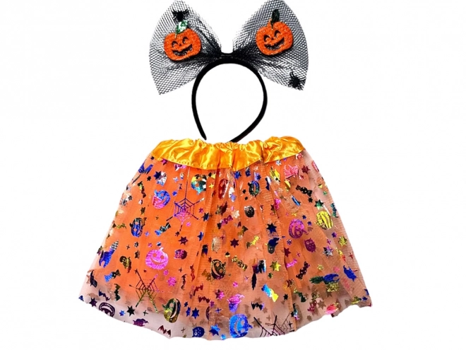 Halloween kostum s trakom in tutu krilom