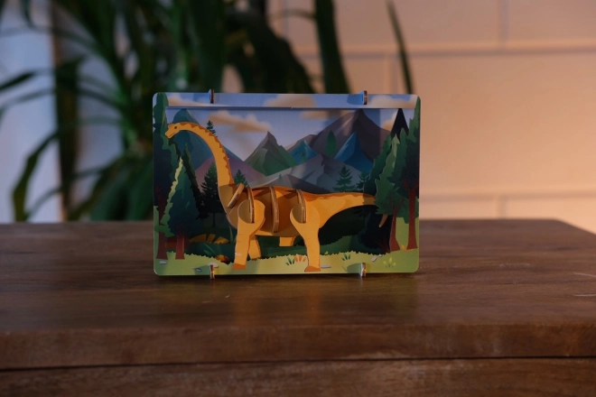 EscapeWelt 3D lesena sestavljanka Brontosaurus