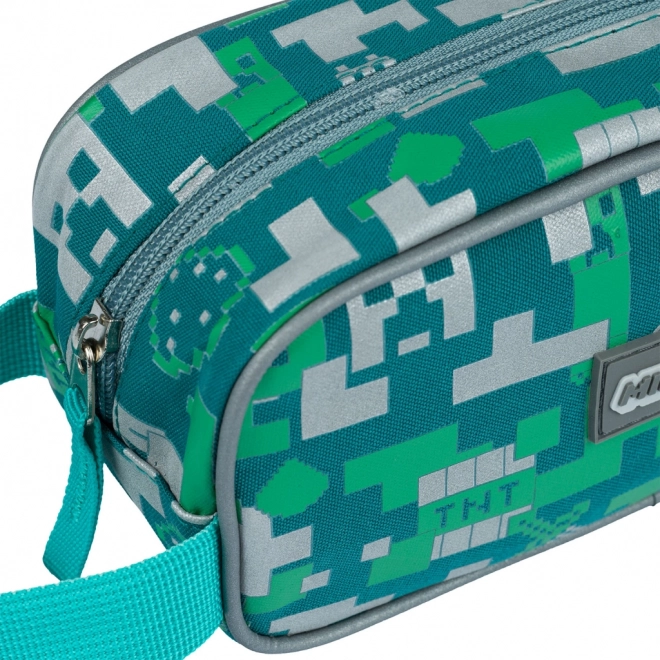 MINECRAFT peresnica Srebrni Creeper