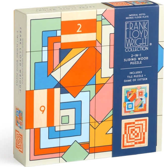 Galison drsni leseni puzzle Frank Lloyd Wright: Imperial Hotel 2v1