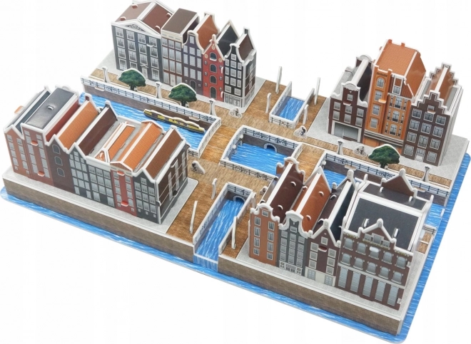 3D sestavljanka Amsterodamsko kanalno okrožje 107 kosov