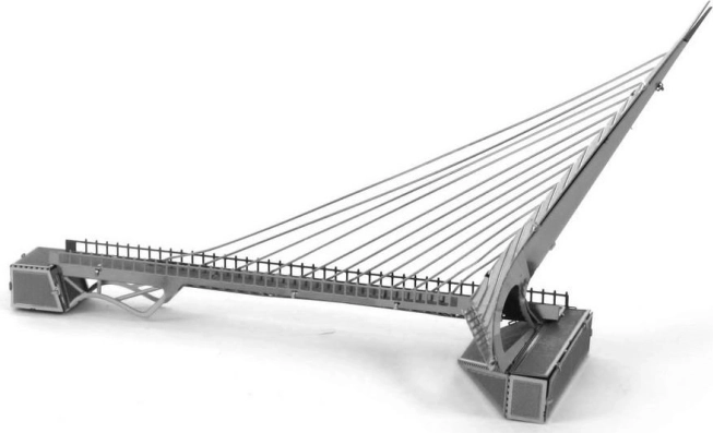Metal Earth 3D sestavljanka most Sundial Bridge