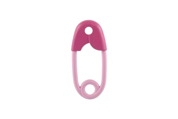 Ropotuljica zaponka plast 12cm roza 12x19cm v vrečki 0+