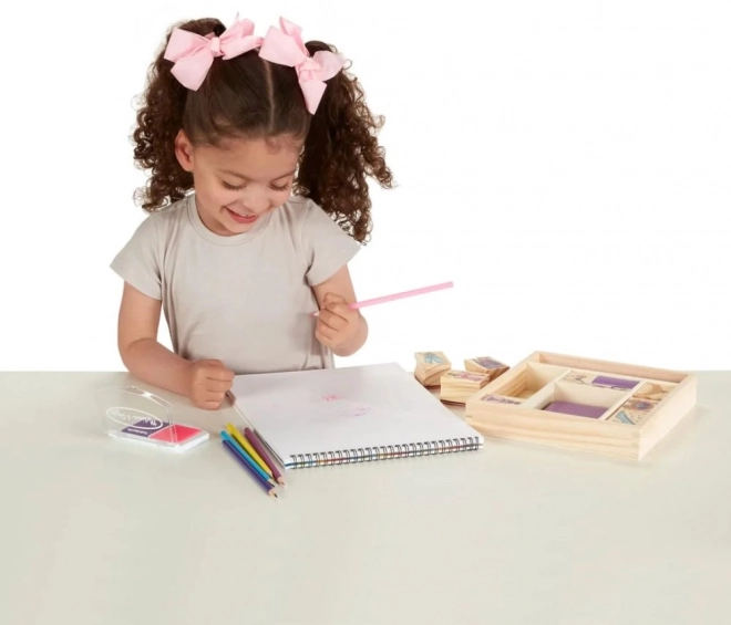 Melissa in Doug - Set žigov Princeske
