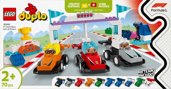 Formula 1 bolidi in vozniki DUPLO