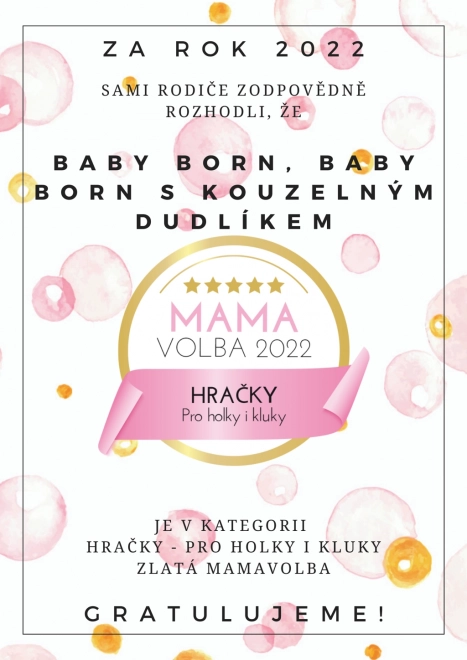 BABY born z magidnim dudkom, de0dek, 43 cm
