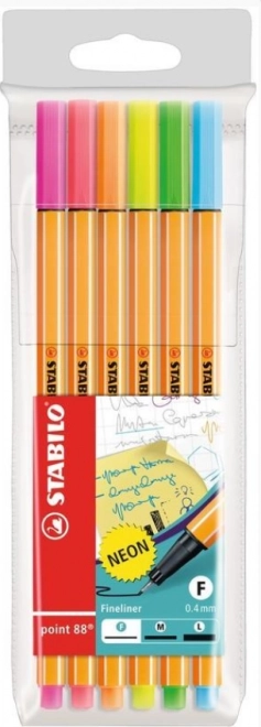 Stabilo set linerjev Neon 6 kos