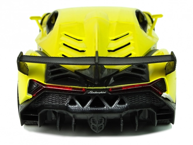 Daljinsko vodeno Lamborghini Veneno Rumena 2.4G daljinsko upravljanje volana Zvočne luči