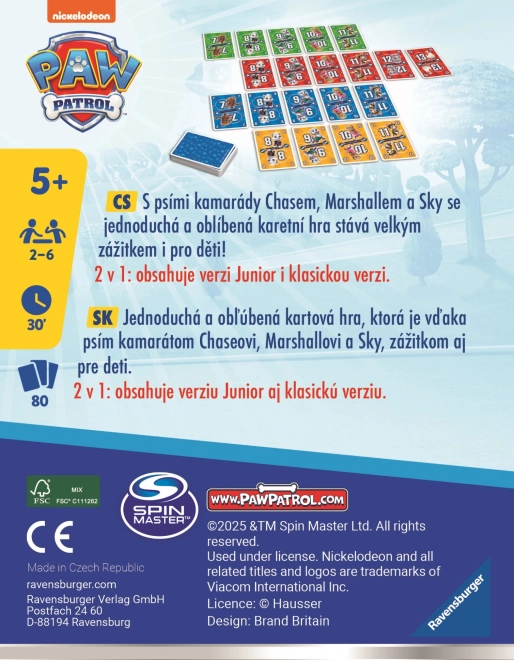 Ravensburger Kartna igra Enajstka - Tačkovska patrulja