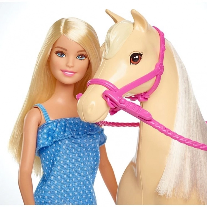 Barbie jahalni set s konjem