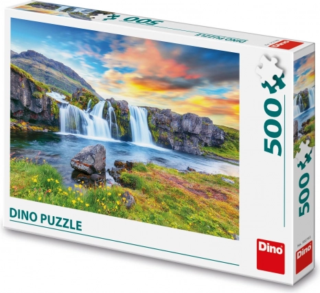 Sestavljanka DINO Islandski slap 500 koščkov