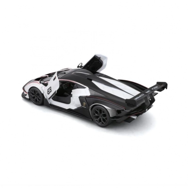 Bburago 1:24 Dirka Lamborghini Essenza SCV12 – Bela