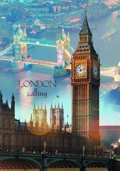 Sestavljanka London ob zori 1000 kosov