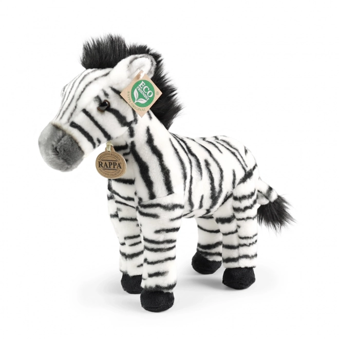 Stoječa plišasta zebra 30 cm EKOLOŠKO PRIJAZNA