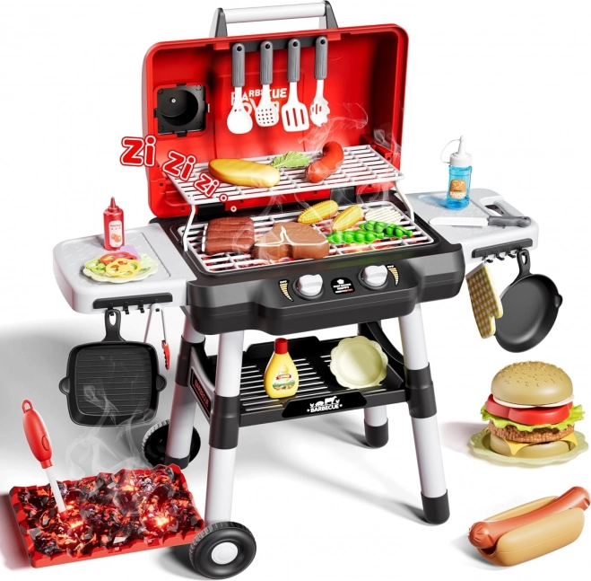 Otroški žar za Barbecue z LED lučmi, 31-delni set Woopie