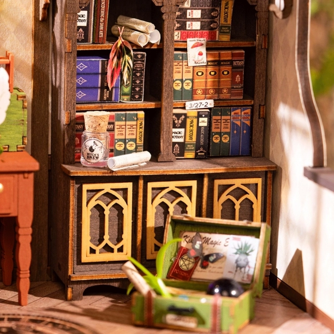 Miniature model čarovniške delavnice