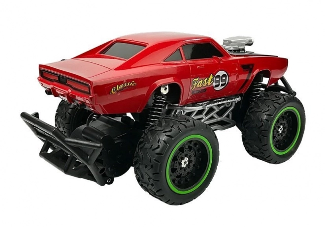 Rdeči daljinsko vodeni terenski avto R/C