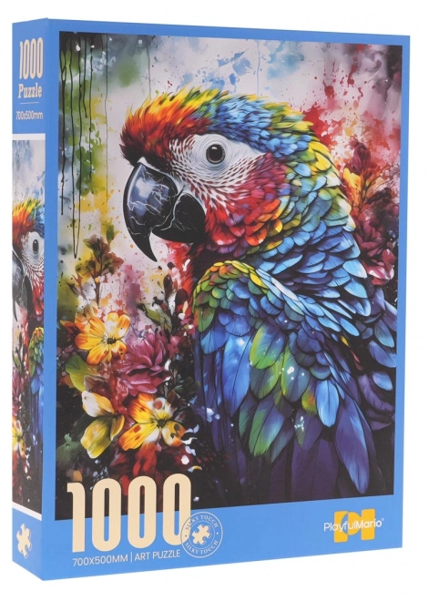 Sestavljanka 1000 kosov – ara papiga (70 × 50 cm)