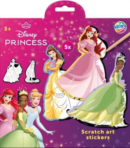 Praskajoče nalepke Disney Princeske 5 kos
