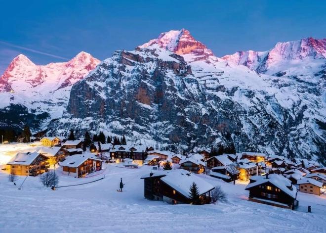 Ravensburger sestavljanka Mürren iz Bernskega Oberlanda 1000 kosov