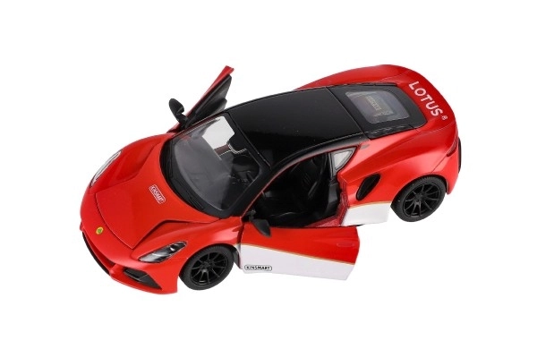 Auto Kinsmart Lotus Emira 1:38 kov/plast 12,5cm 3 barve na vzvratno navijanje 12 kosov v škatli