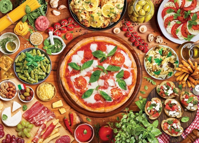 Sestavljanka Italijanska miza 1000 koščkov EUROGRAPHICS