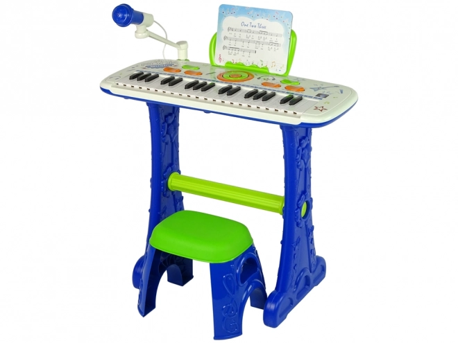 Električna klavirska tipkovnica za otroke Blue USB note