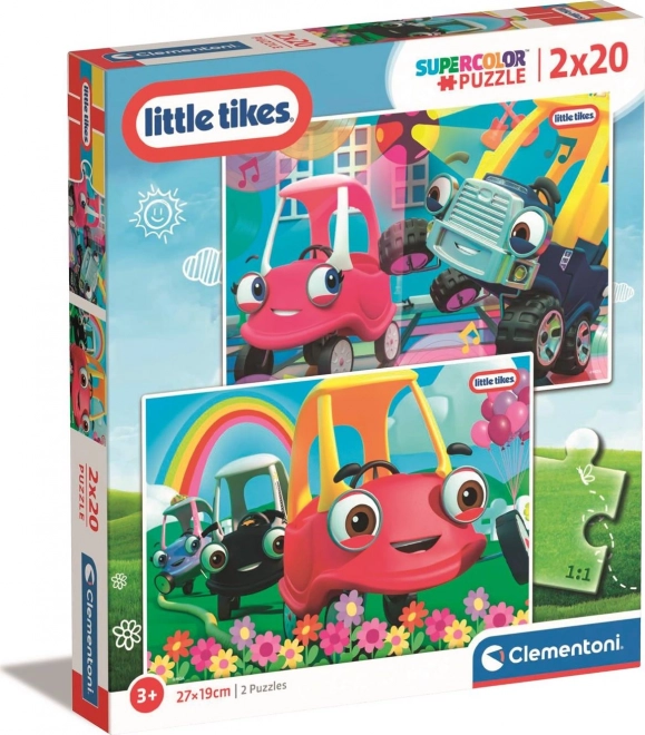 Clementoni sestavljanka Little Tikes 2×20 koščkov
