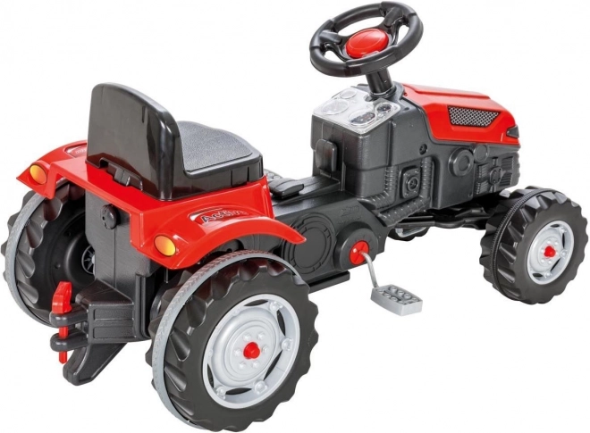 Šlapalni traktor rdeč