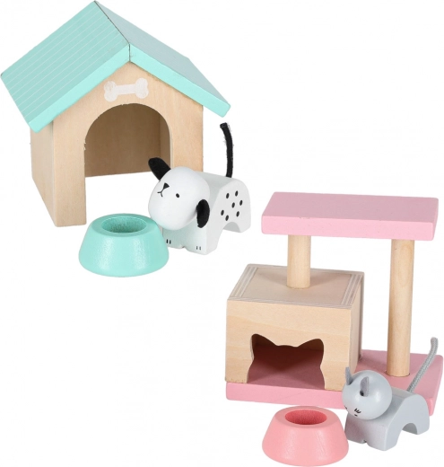 Živalski hotel za kužka in mucko