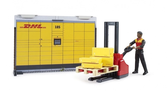 Bruder BWORLD Paketomat DHL z dodatki
