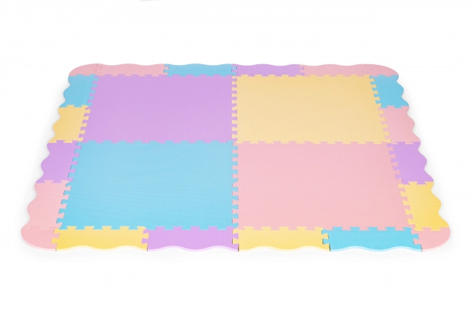 Pisano otroški penasti igralni prostor z ograjo 141,5x141,5 cm 24 kosov IPLAY