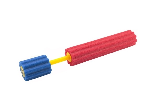 Vodna cev peneča pršilna 35cm mešanica barv v mreži