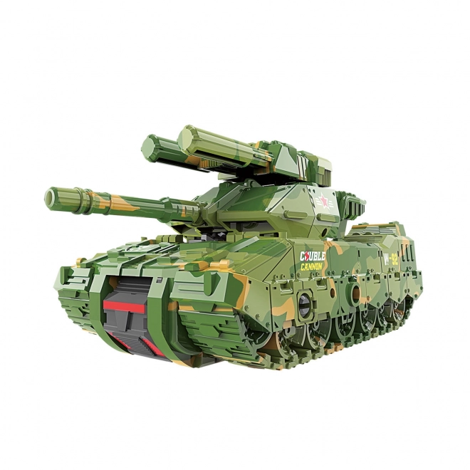 Zložljivi zeleni tank robot