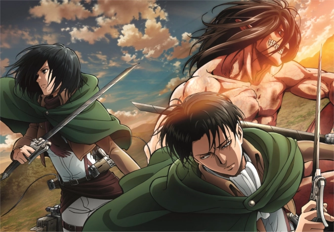Sestavljanka Clementoni anime zbirka Napad na titane